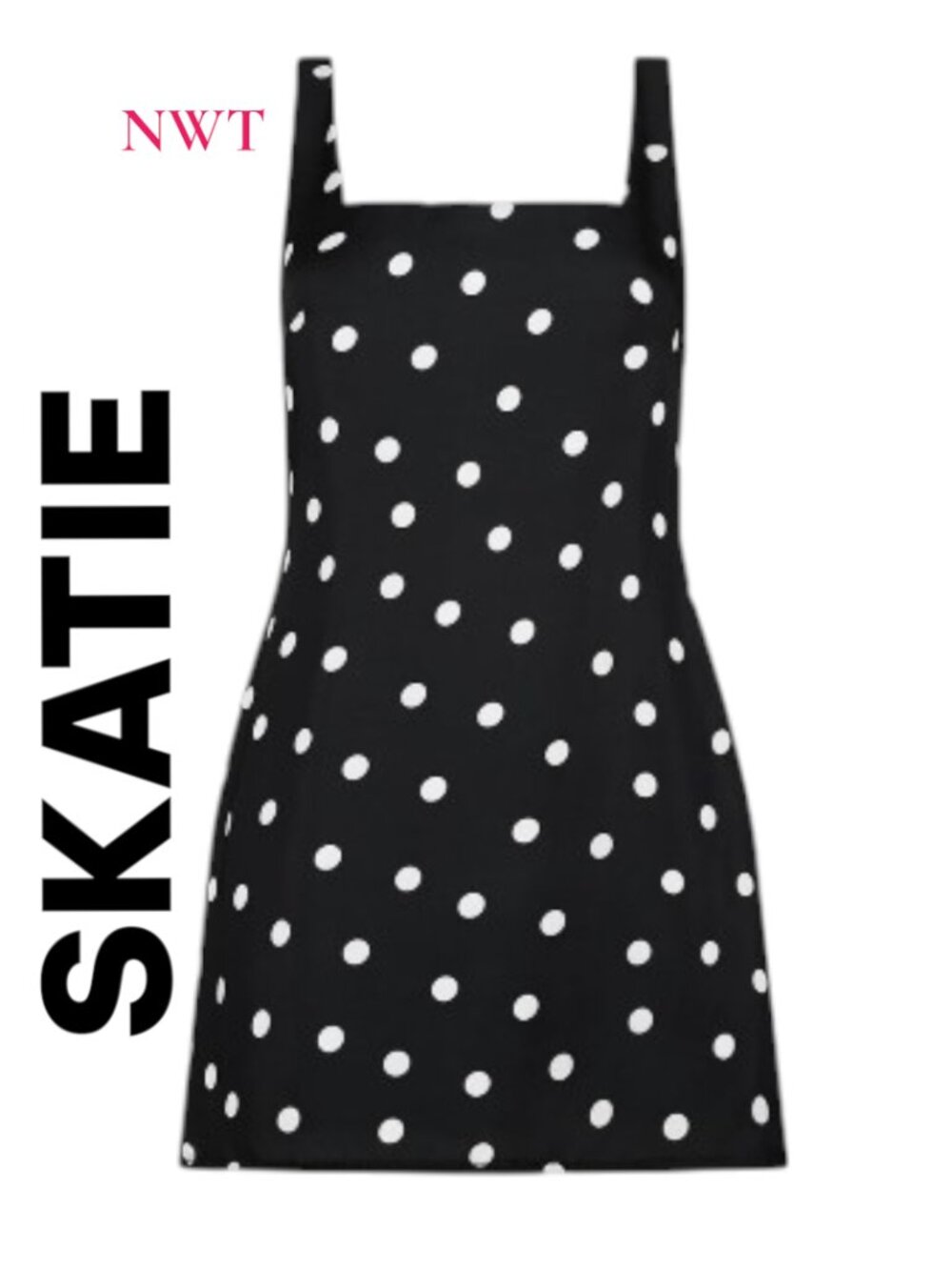 NWT SKATIE Icon Mini Dress Satin in Gidget Size XS